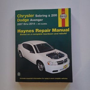 Dodge Sebring Avenger 2007-2014 Shop Service Repair Manual Book Wiring Diagrams